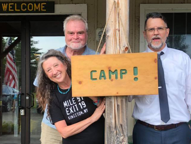 photo of Karen Pillsworth with Odds Bodkin and Simon Brooks